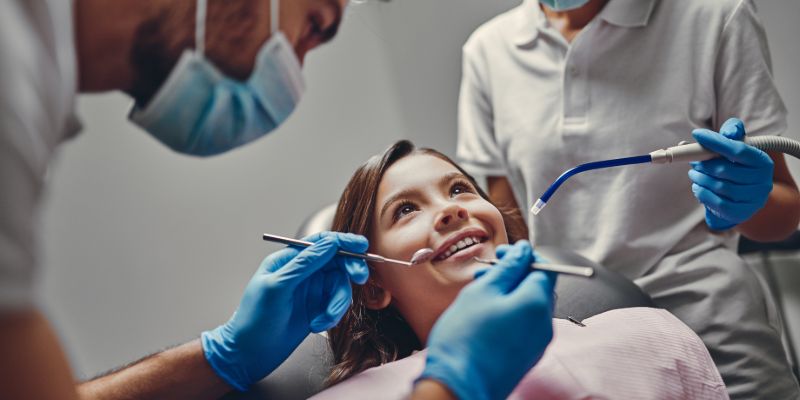 woman at the dentist